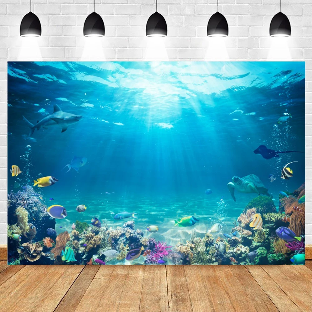 Photography History - Underwater World Photo Background Undersea Sunlight
