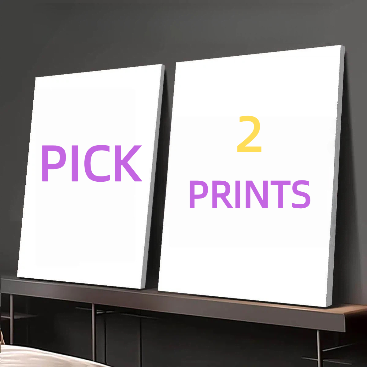 Photography Interior - 2pcs/set of custom canvas photo wall