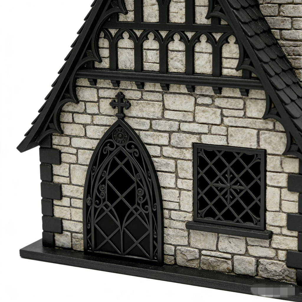 Photography Aesthetic - 1:12 Scale Gothic Arched Door &
