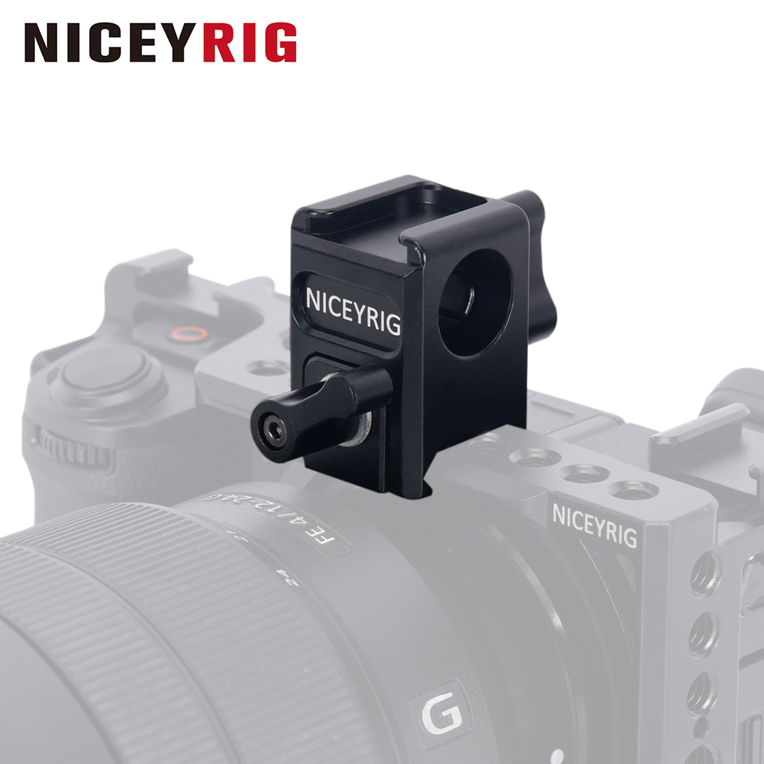 Camera Cold Shoe - NICEYRIG Multi-Functional NATO Clamp to 15mm