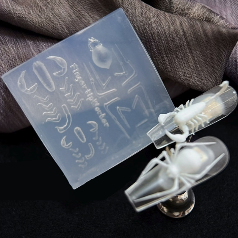 Photography Night - 3D Spider Scorpion Silicone Nail Mold