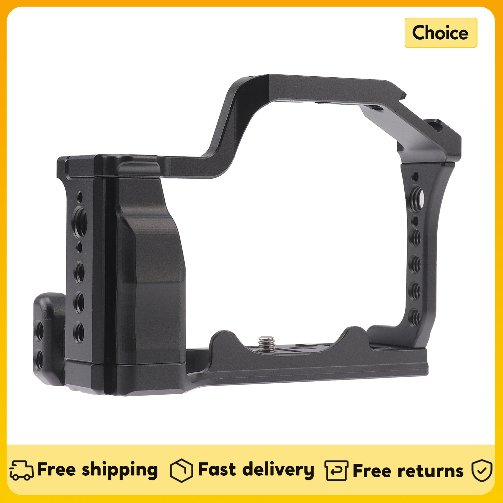 Camera Cold Shoe - Camera Cage Aluminum Alloy Video Cage