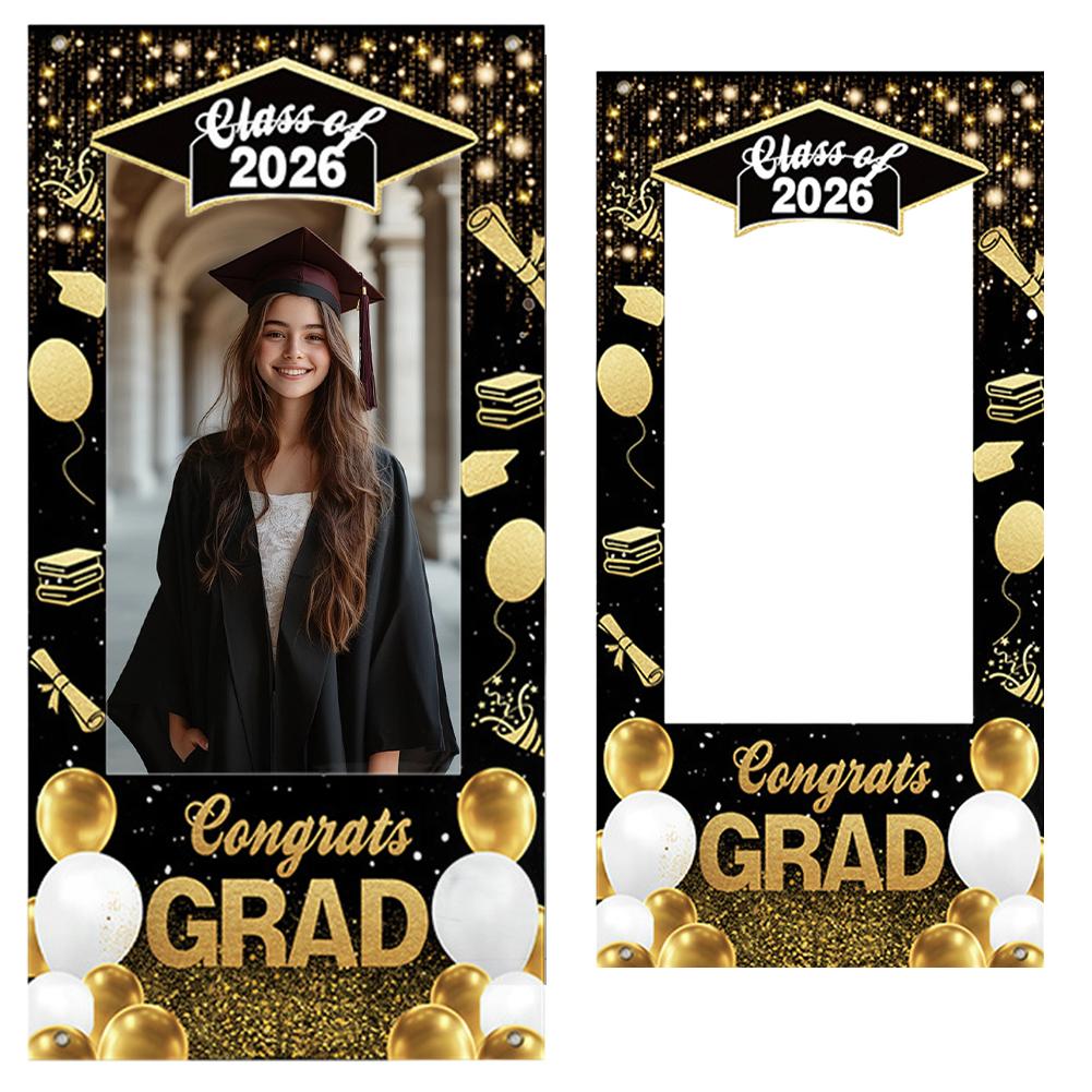 Photography Aesthetic - 2026 Graduation Congrats Grad Photography Backdrop