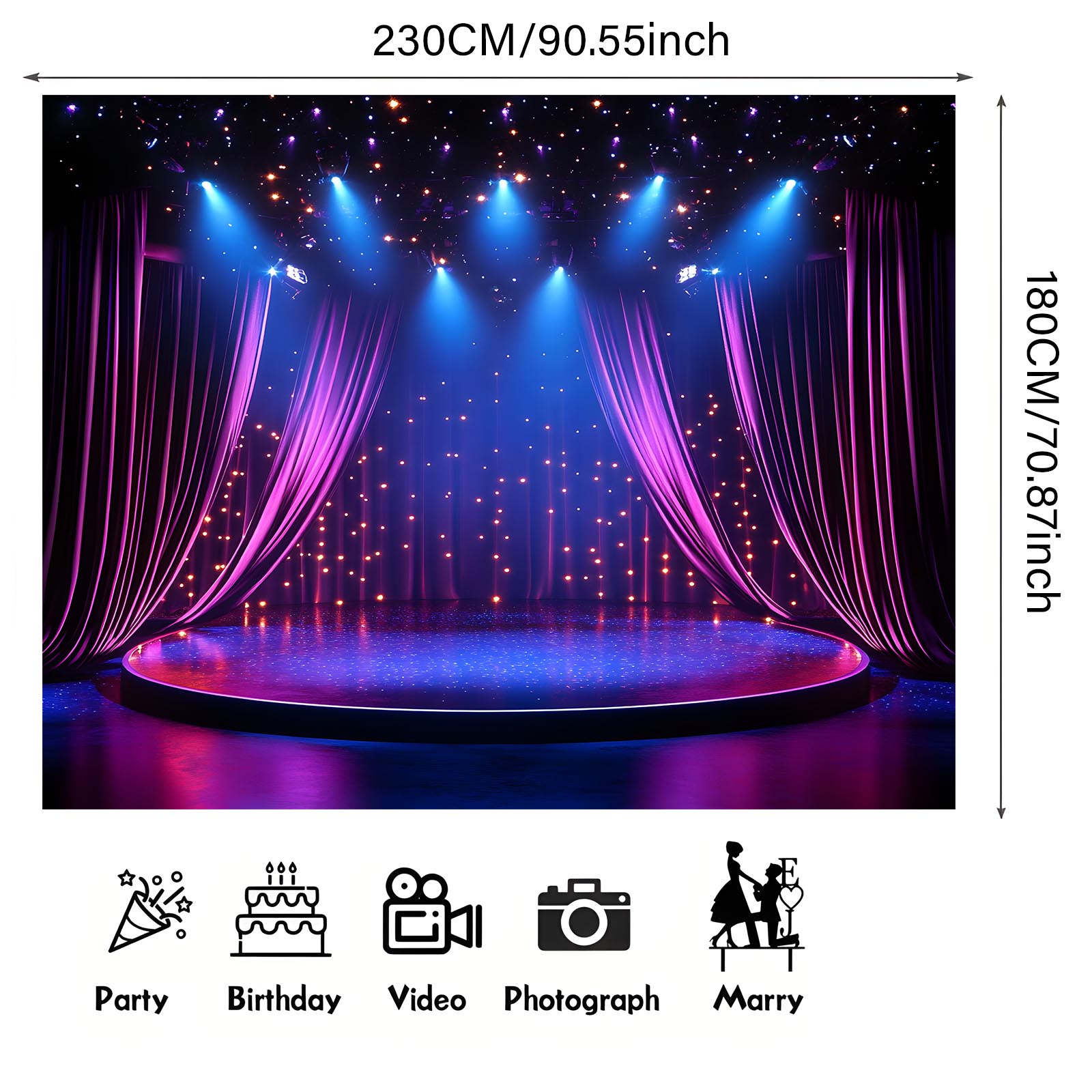 Performance stage background b – обзор и цена Photography Youtube