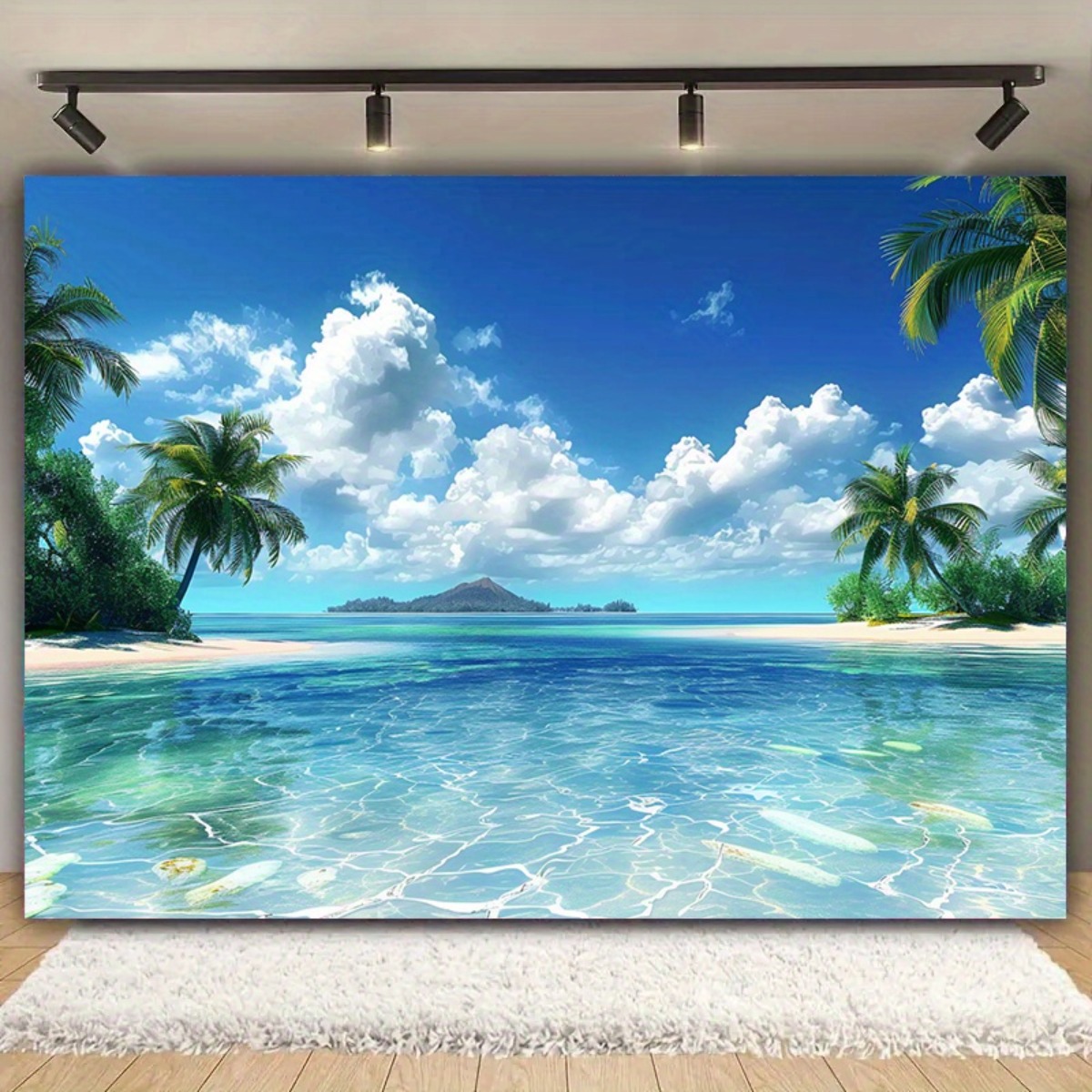 Tropical Beach Backdrop Polyes – обзор и цена Photography Aesthetic