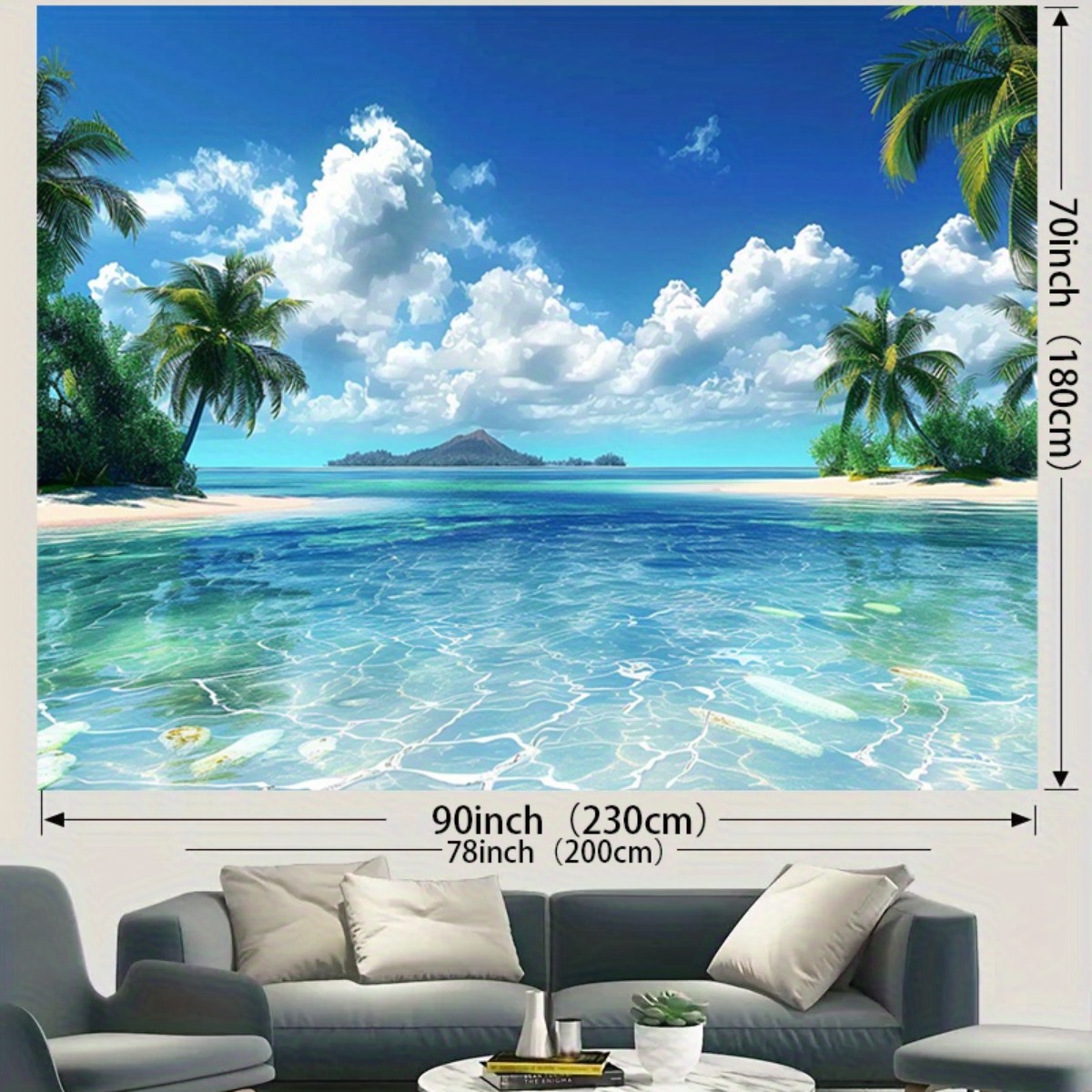 Tropical Beach Backdrop Polyes – обзор и цена Photography Aesthetic