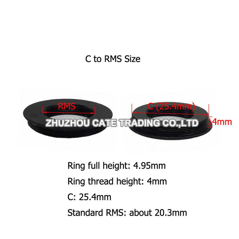 RMS to C Mount Microscope Came – обзор и цена Lens Adapter Ring