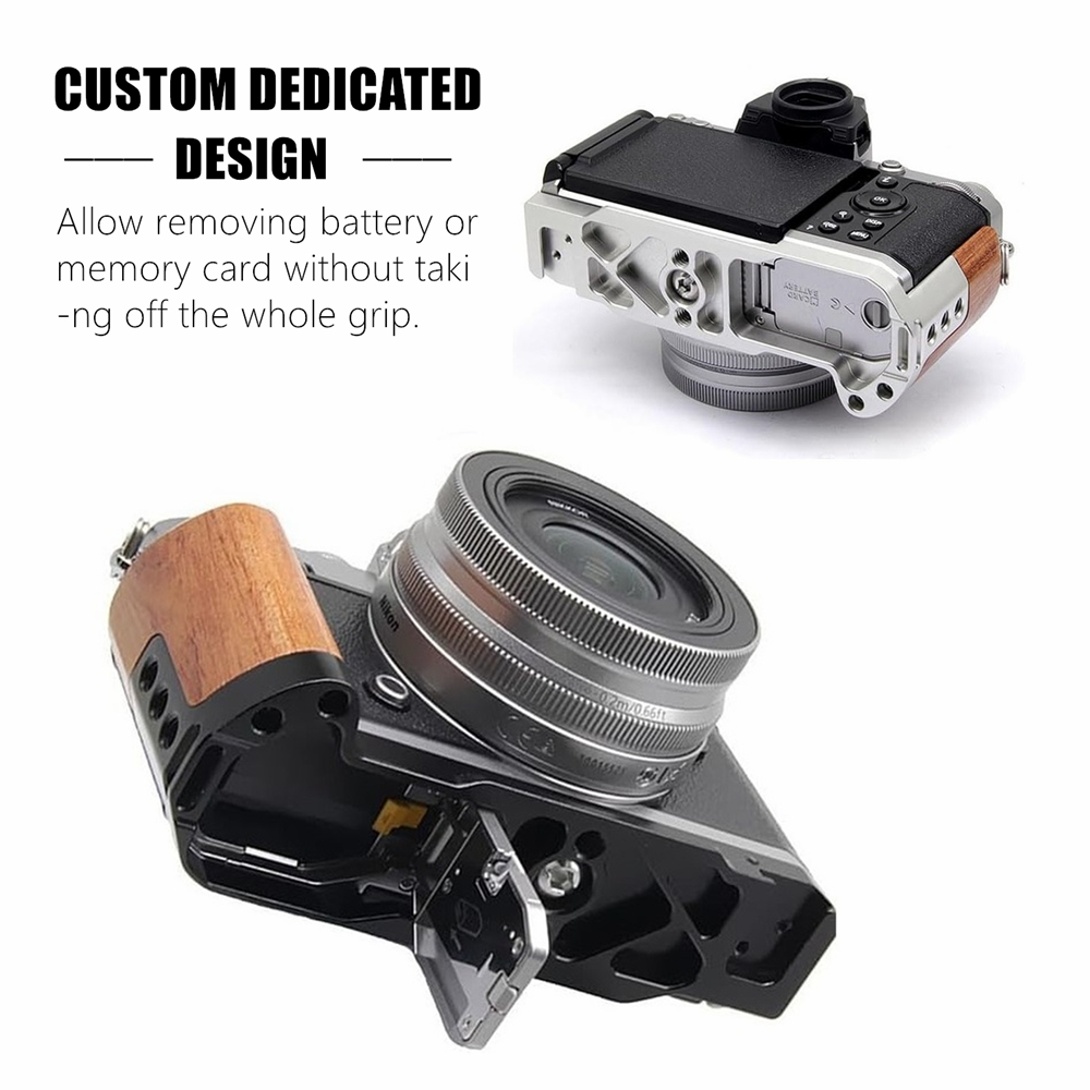 Handgrip, Wooden L-Shape Grip  – обзор и цена Camera Cold Shoe