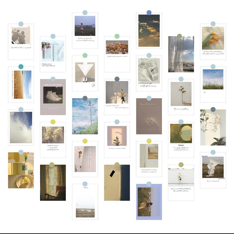 30Pcs Aesthetic INS Living Pos – обзор и цена Photography Aesthetic