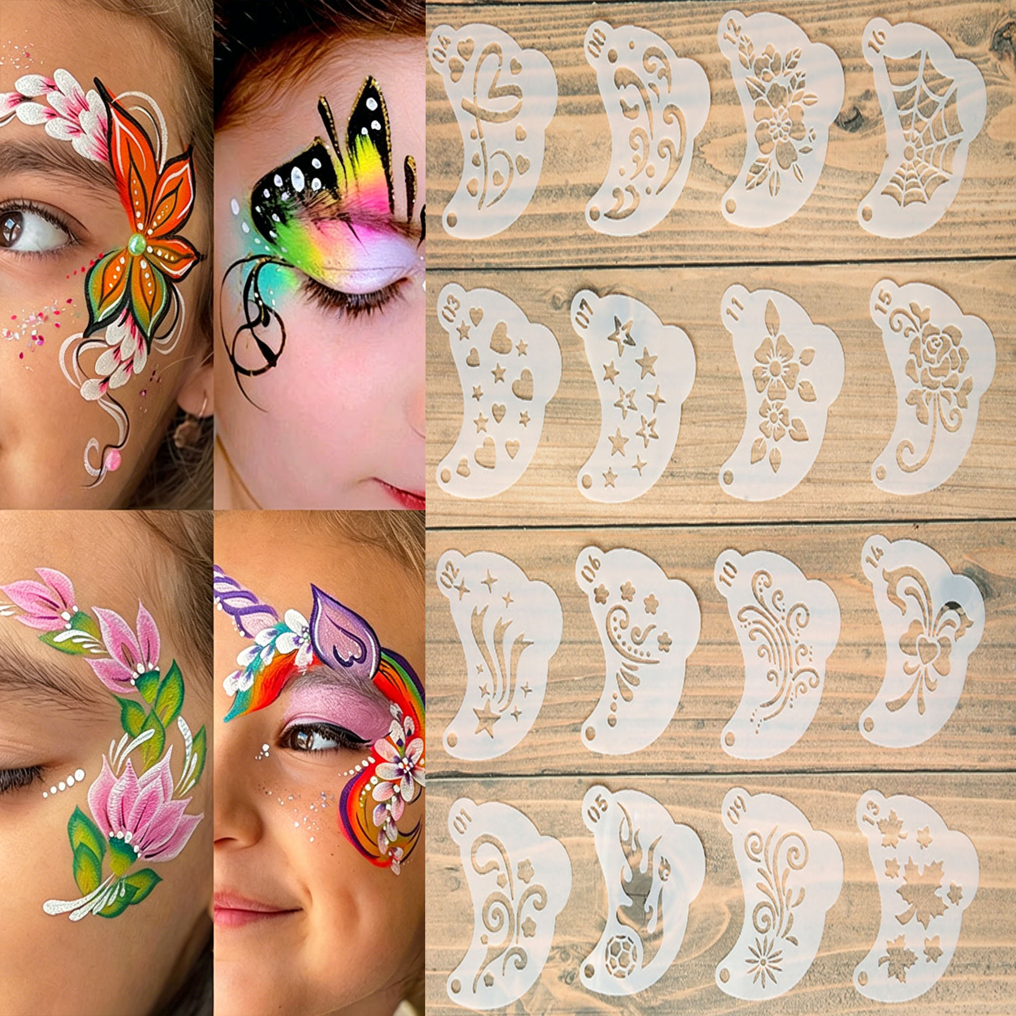 Reusable Face Painting Stencil – обзор и цена Photography Course