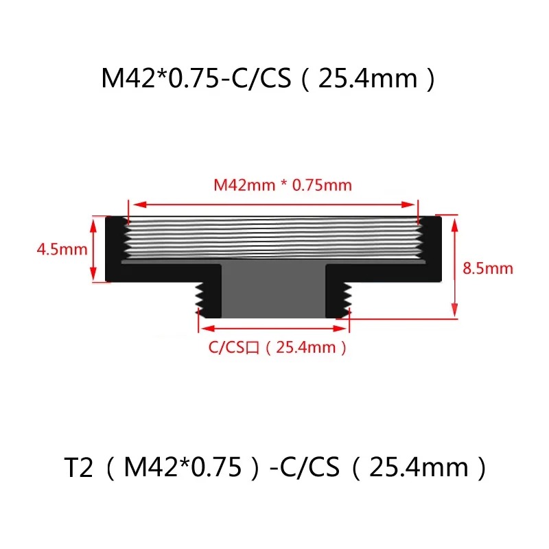 ‌M42 to C Mount Adapter Ring M – обзор и цена Lens Adapter Ring