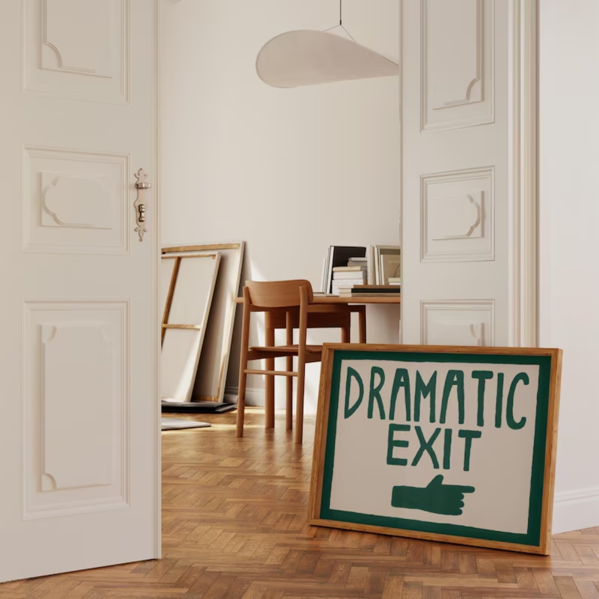 Funny Hallway Print Dark Green – обзор и цена Photography Night