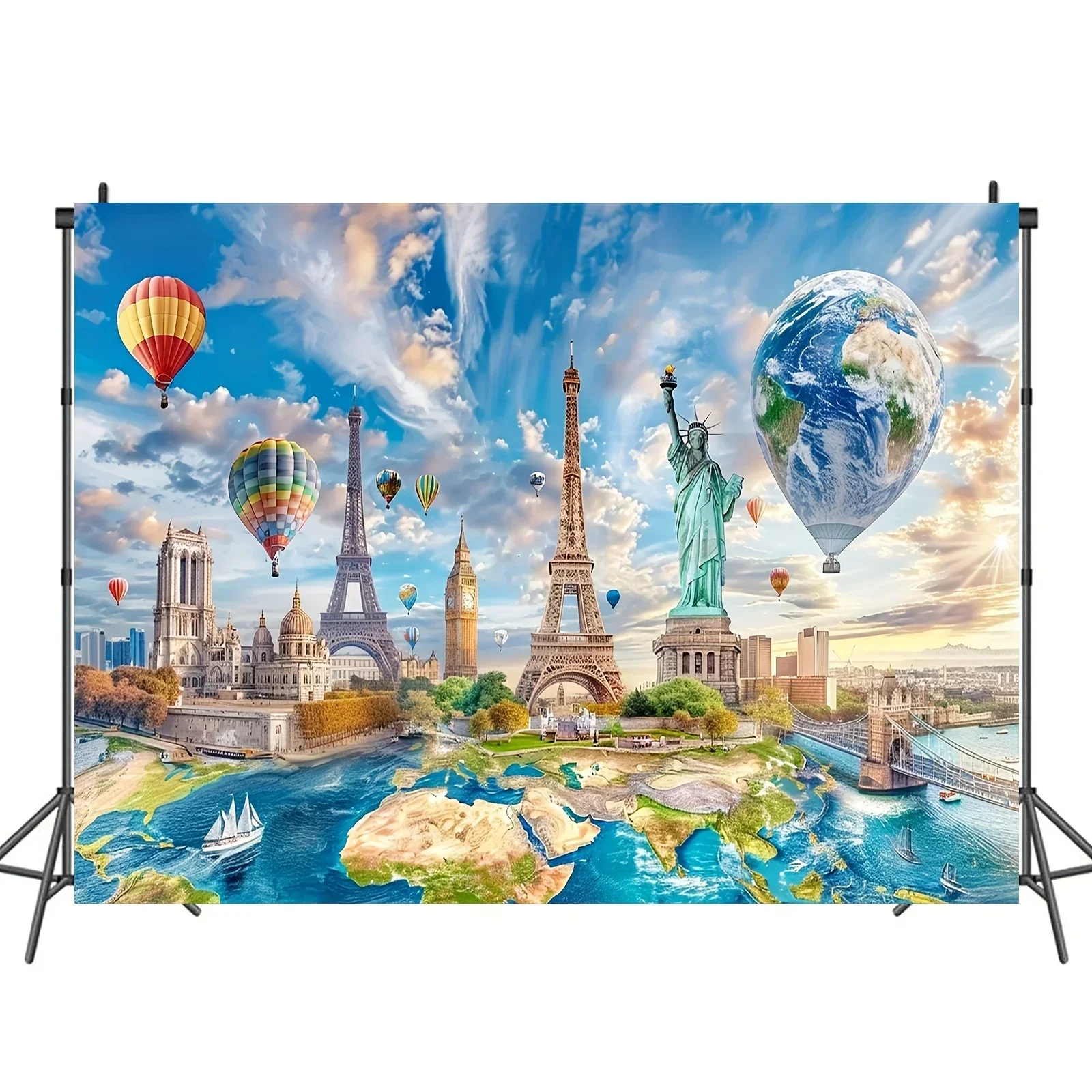1pc Global Travel Photo Backgr – обзор и цена Photography History