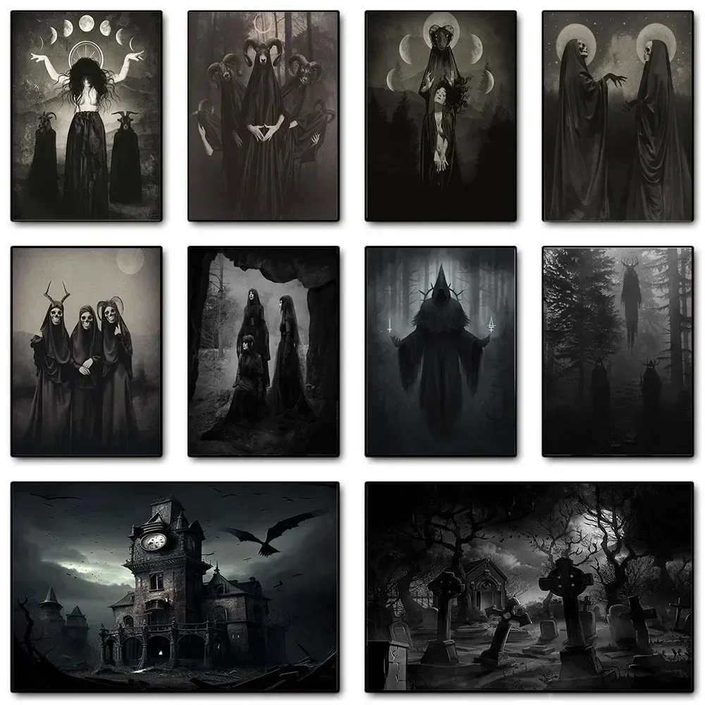 Dark Academia Art Black Death  – обзор и цена Photography Night