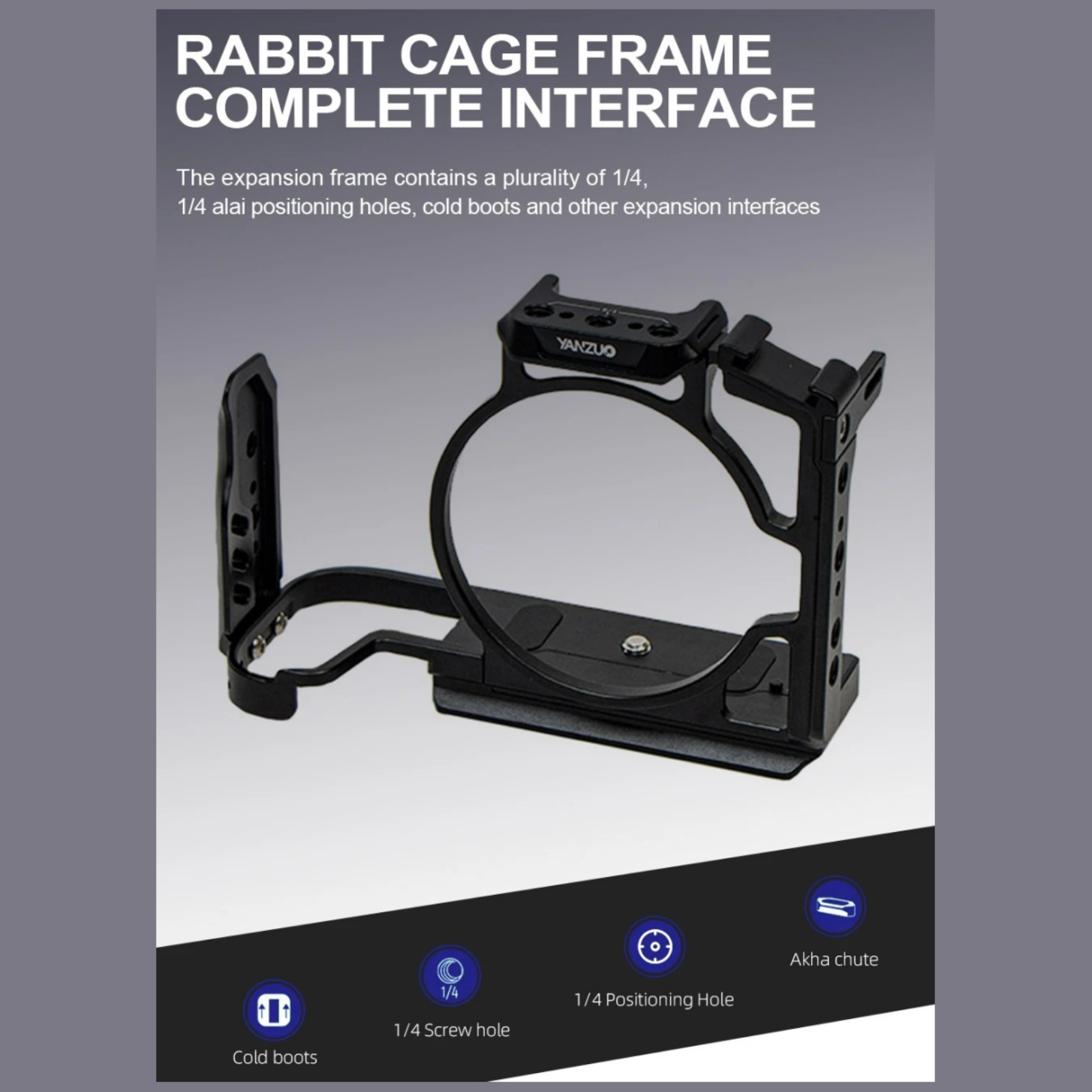 YANZUO Camera Cage Suitable fo – обзор и цена Camera Cold Shoe
