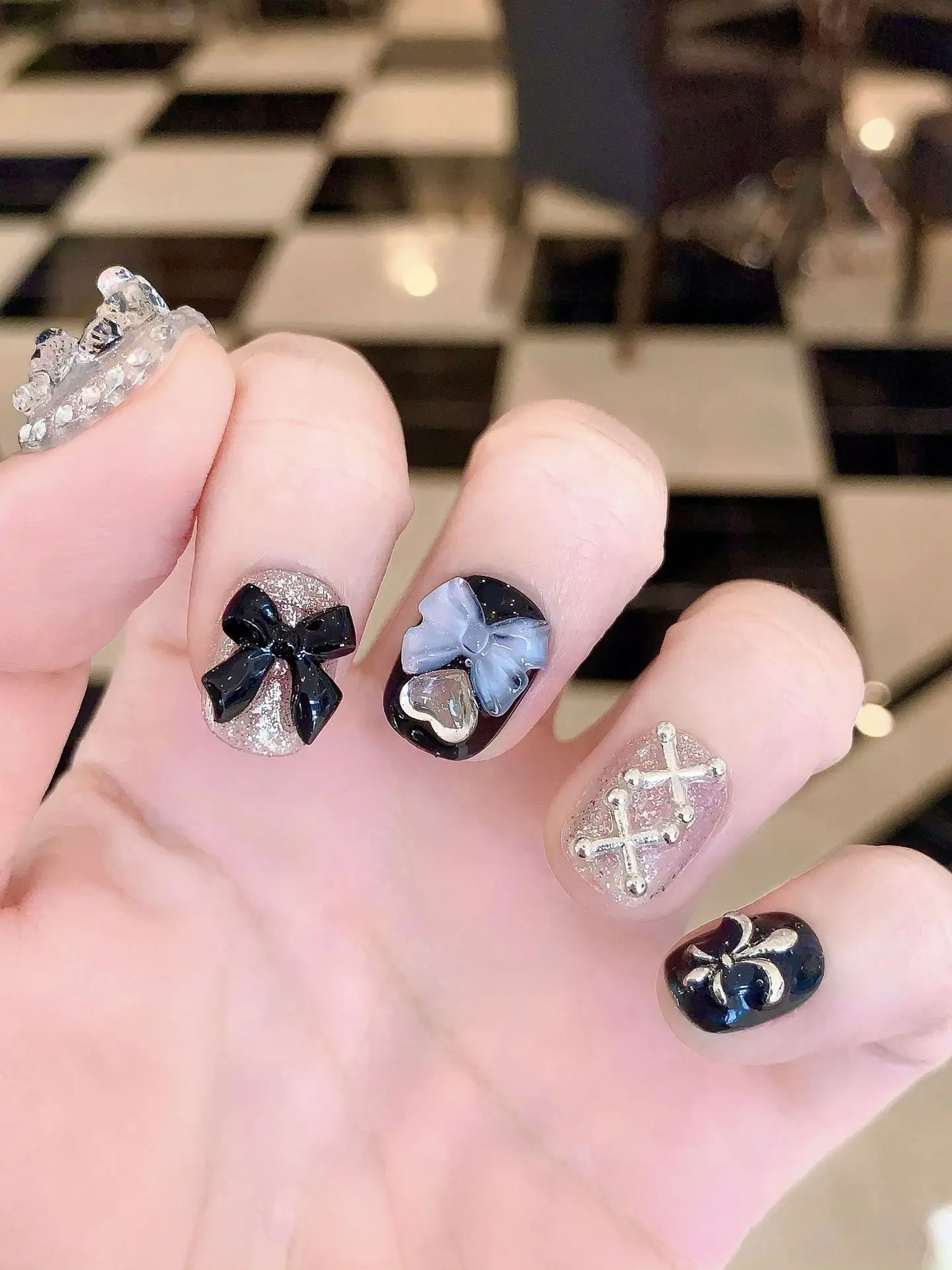 10 PCS Sheer Lace Bear Nail Ar – обзор и цена Photography Night