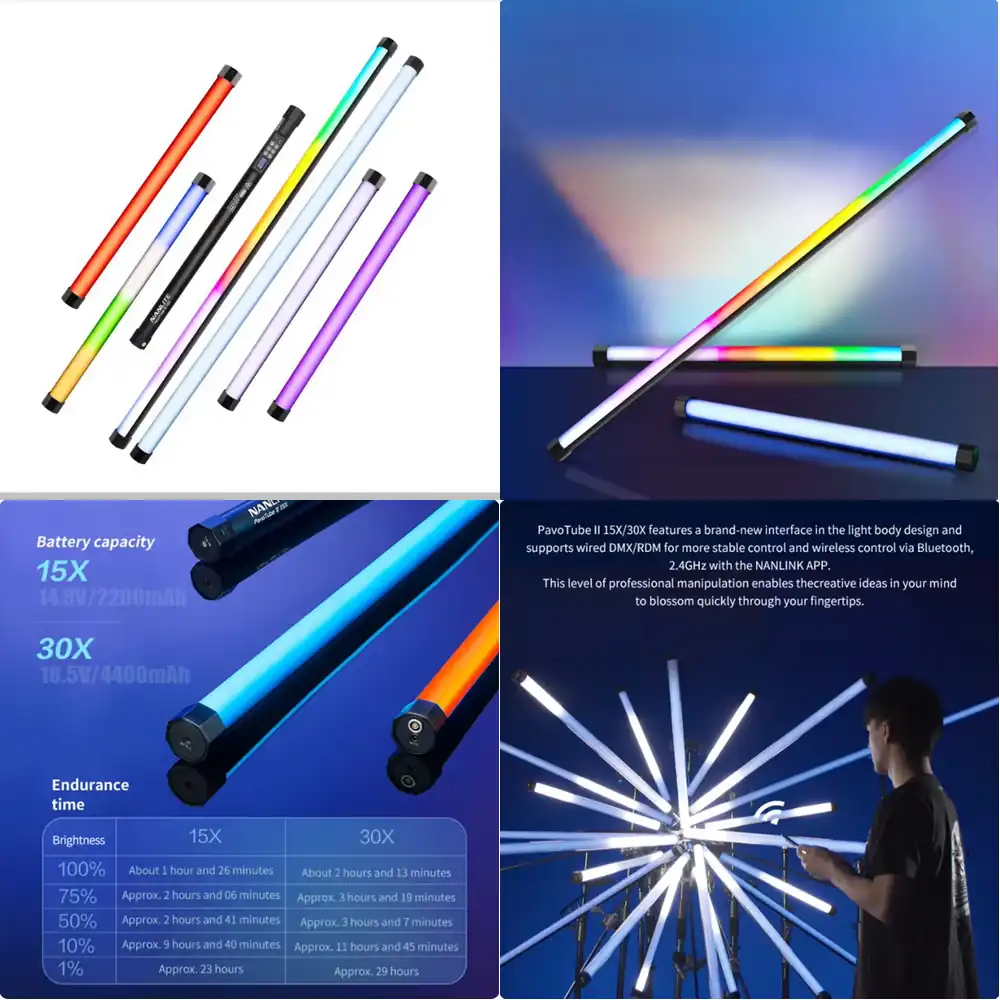Nanguang Pavotube II 30X RGB P – обзор и цена Photography Youtube