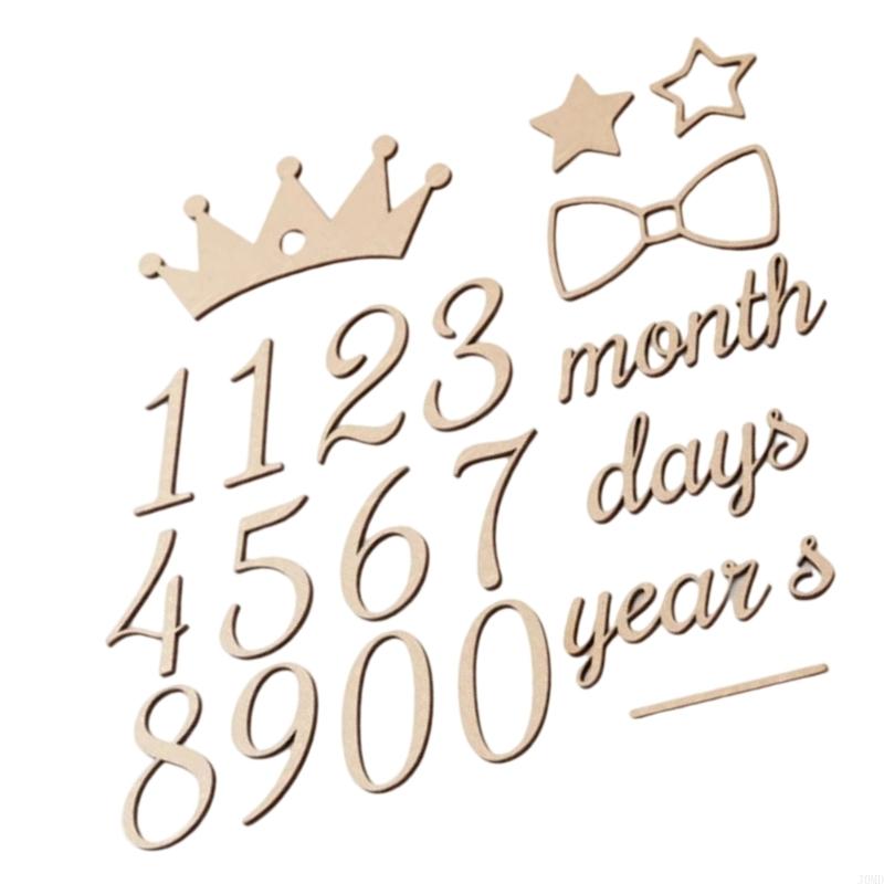 Baby Month Milestones Wooden N – обзор и цена Photography Word