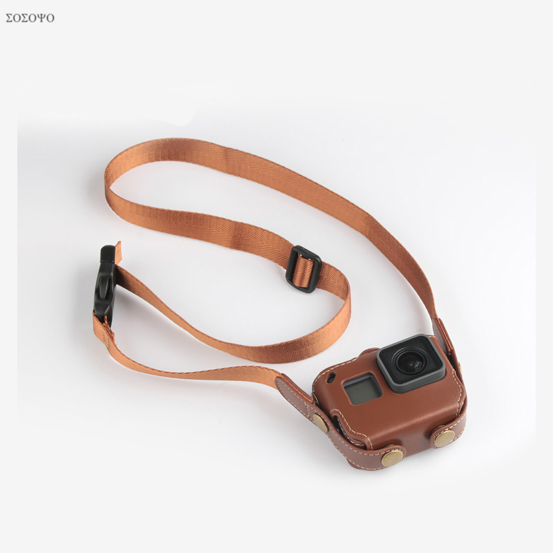 3 colors Protective case PU Ba – обзор и цена Camera Strap Leather