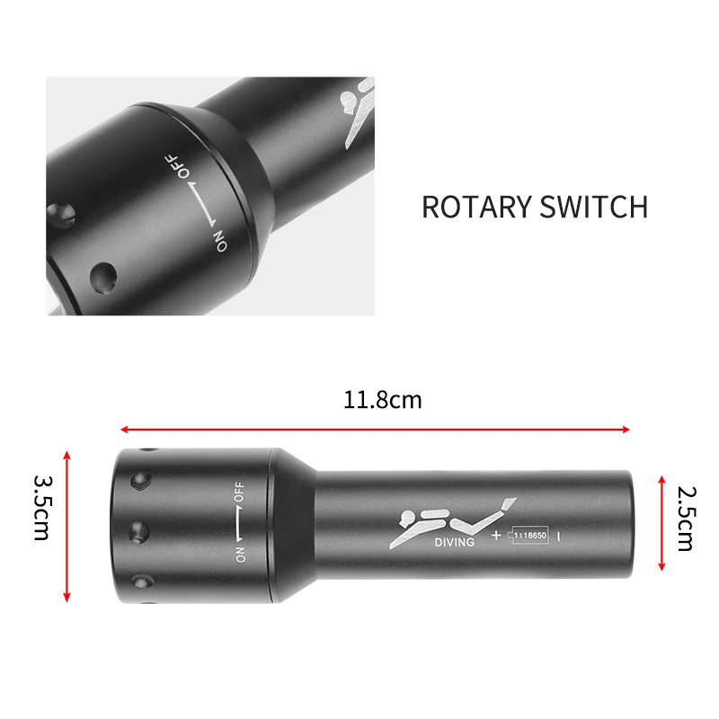 New T6 LED Diving Torch Long-R – обзор и цена Photography Is