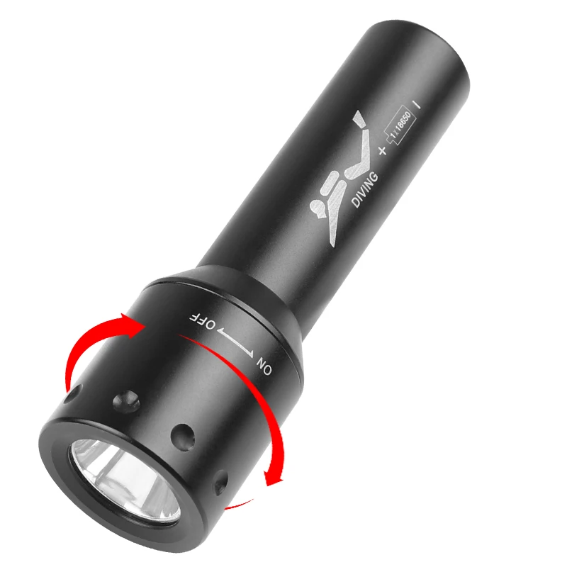 New T6 LED Diving Torch Long-R – обзор и цена Photography Is