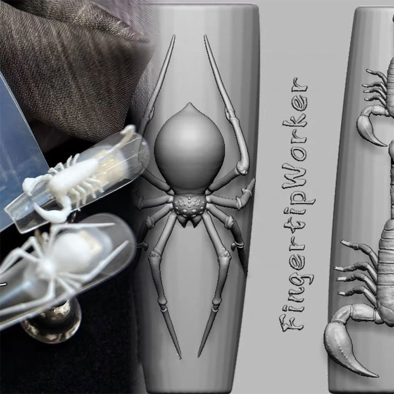 3D Spider Scorpion Silicone Na – обзор и цена Photography Night