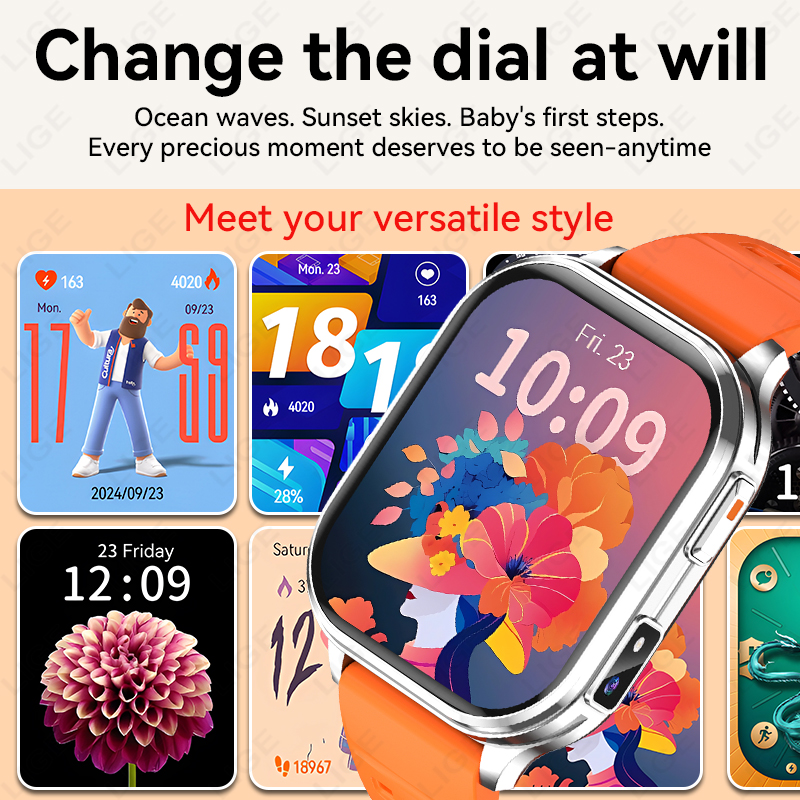 LIGE 2026 Camera Smart Watch M – обзор и цена Photography History