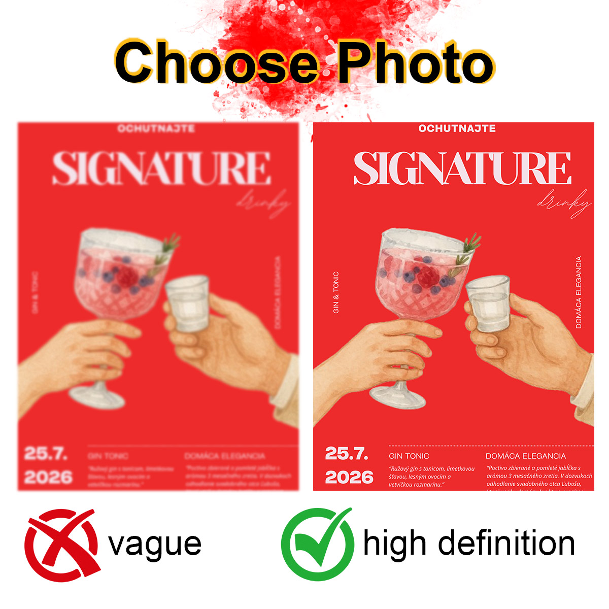 Custom Photo Advertising Poste – обзор и цена Photograph Lyrics