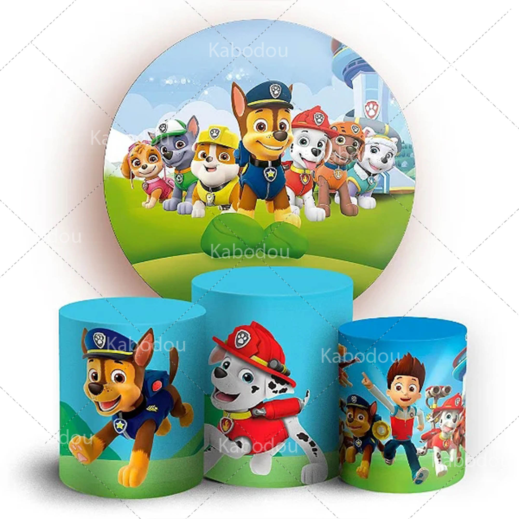 Paws Patrols Round Backdrop Do – обзор и цена Photography Aesthetic