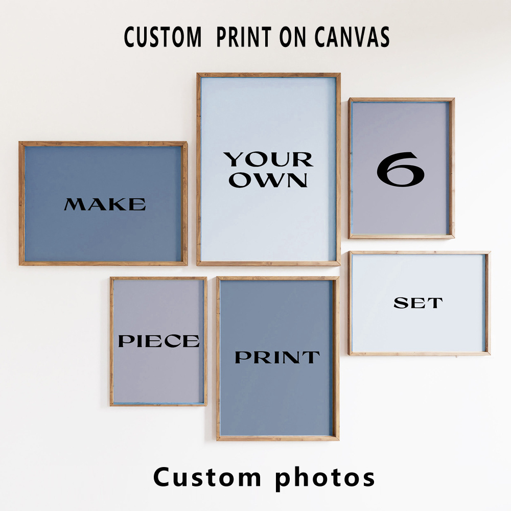6pcs/set Custom Canvas Prints  – обзор и цена Photography Interior