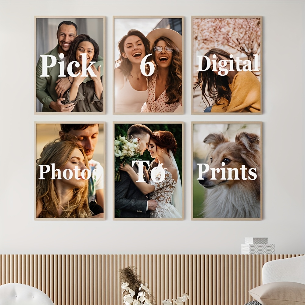 6pcs/set Custom Canvas Prints  – обзор и цена Photography Interior