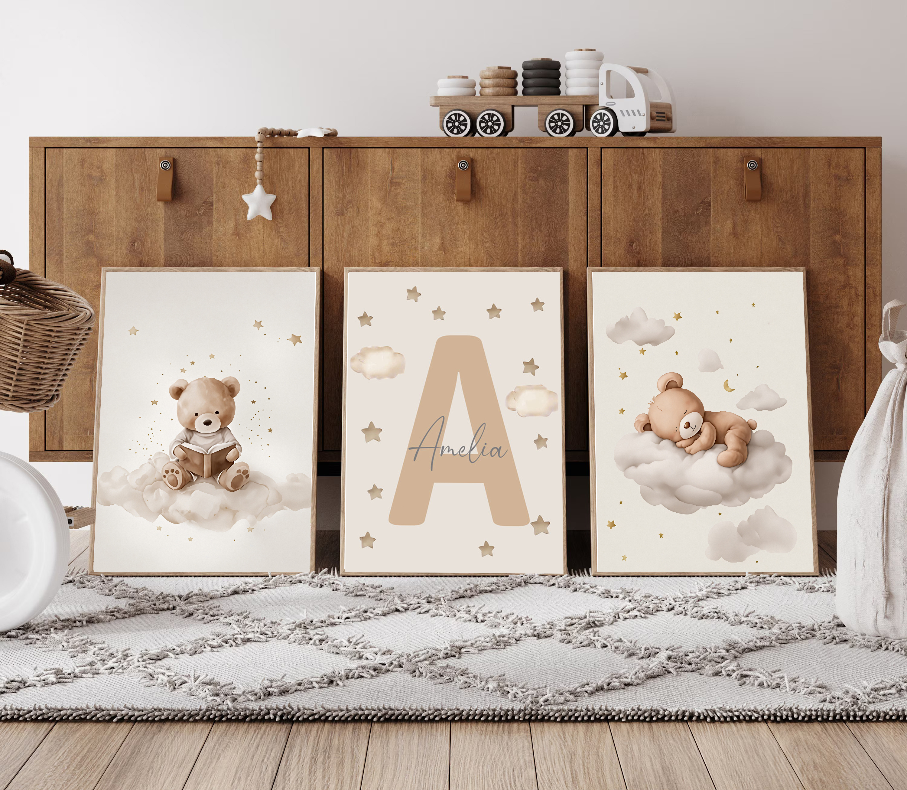 3pcs/set Bohemian Teddy Bear A – обзор и цена Photography Interior