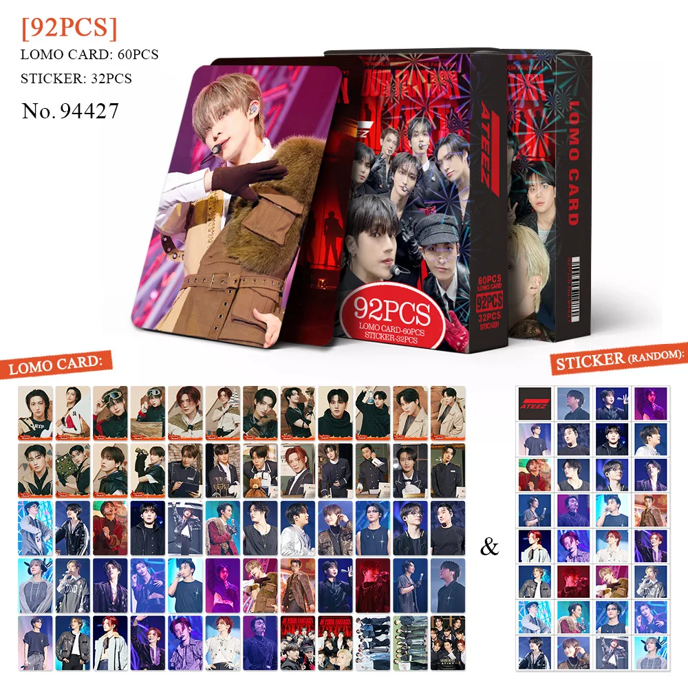 92pcs Kpop ATEEZ  Lomo Cards a – обзор и цена Photography History