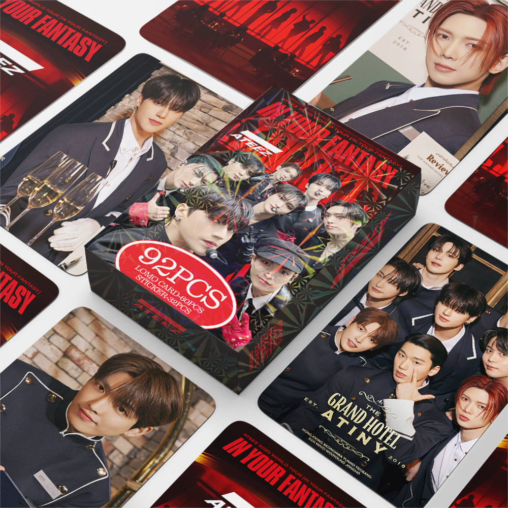 92pcs Kpop ATEEZ  Lomo Cards a – обзор и цена Photography History