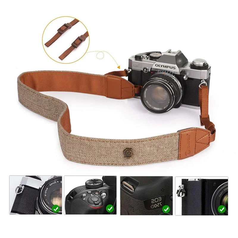 Portable Camera Strap Adjustab – обзор и цена Camera Strap Leather